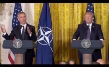 Годинники: Нинішня Трампа і Секція НАТО. Прес-конференція генерала Столтенберга