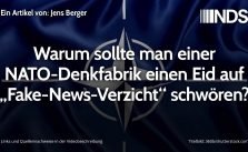 Ви можете скористатися послугами НАТО-учасника на тему "Fake-News-Verzicht"? | Йенс Бергер
