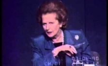 Margaret Thatcher Nato Press Conference 1990
