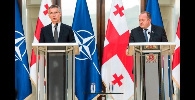 Поїздка Генерального секретаря НАТО до Грузії - спільний прес-центр, 27 серпня 2015 року