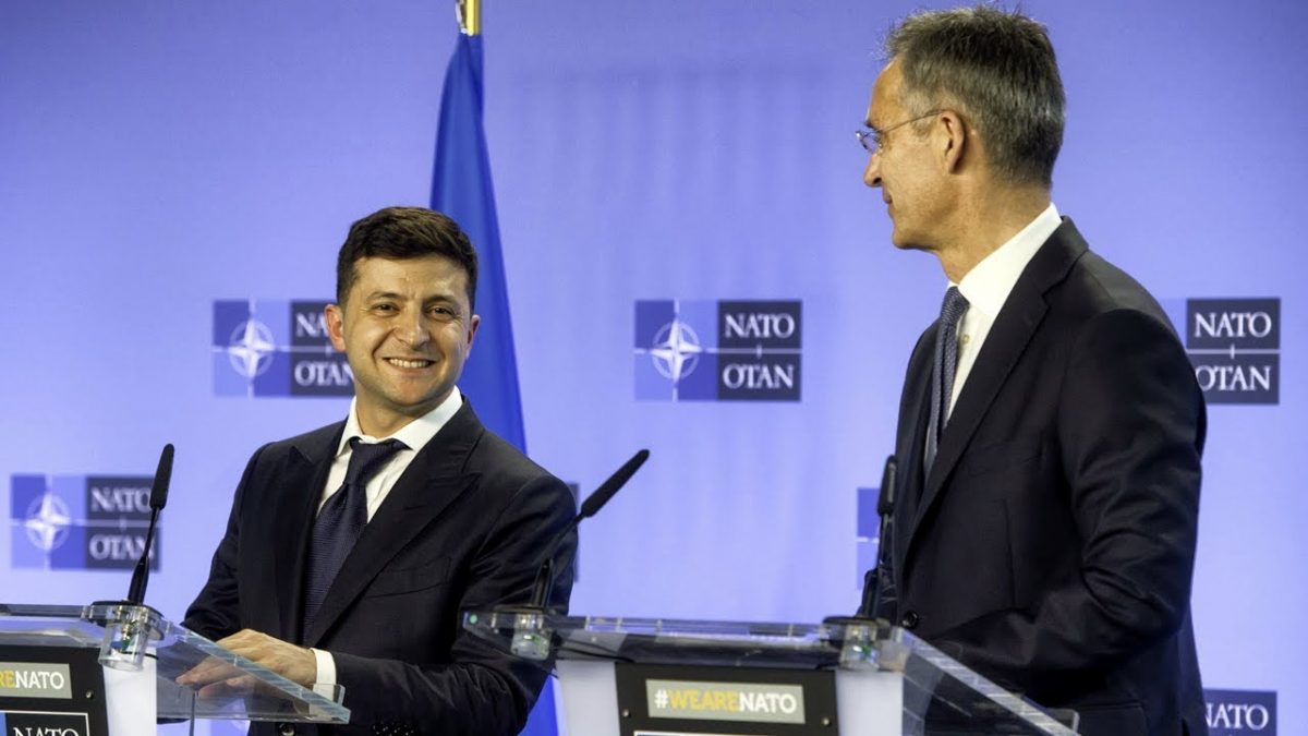 Генеральний секретар НАТО з Президентом України, Володимиром Зеленським, 04 червня 2019 року