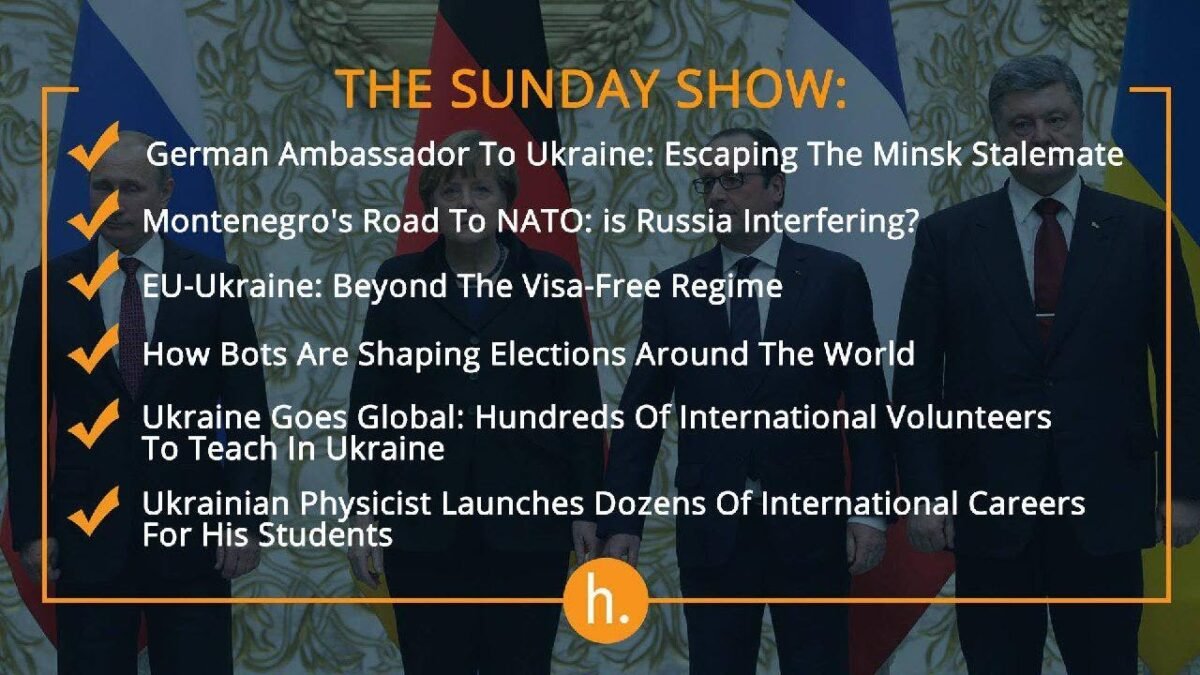 Недільне шоу: Вихід із тупикової ситуації в Мінську, шлях Чорногорії до відносин між НАТО та ЄС